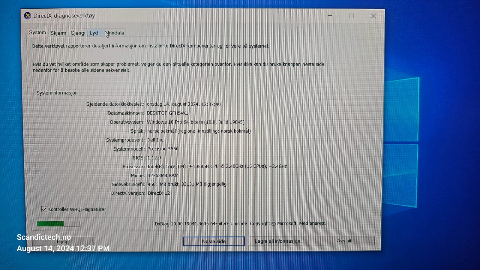 Dell Precision 5550 4k Core i9-10885H, 512SSD, 32GB, NVIDIA - Image 4
