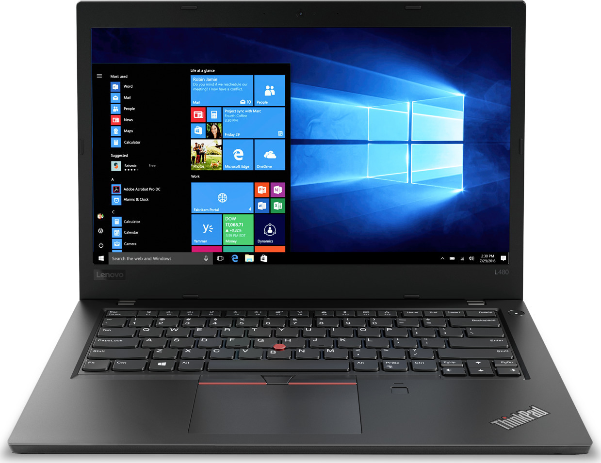 Lenovo ThinkPad L580 - 15.6" - Core i5 8350U - 256GB SSD - 16GB RAM - Image 2
