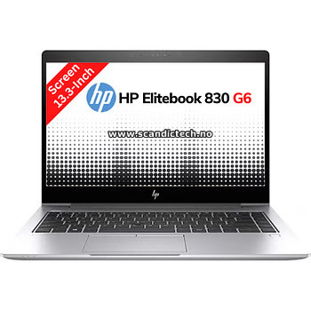 HP EliteBook 830 G6 13,3" 256GB SSD - 16GB Ram - bærbar PC (sølv)