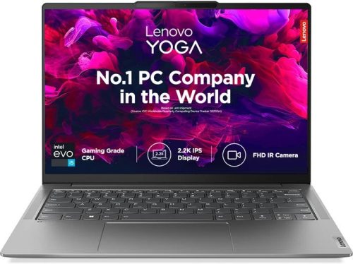 Slank og Superkraftig 14" Yoga Slim 6 bærbar PC med en Intel® Evo™ - i5 - 12 Gen