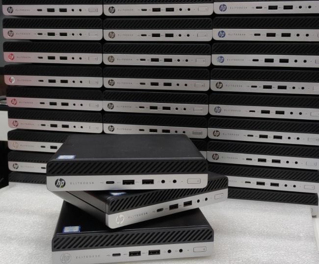 HP EliteDesk 800 G3 Mini Business Desktop PC, 256GB SSD – 16GB RAM – Intel Core i5-7600T - Image 2