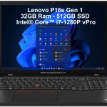 Lenovo ThinkPad P16s i Gen 1 Mobile Workstation & Business Laptop(16" FHD) - i7-1280P - 32GB Ram - 512GB SSD