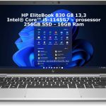 Bærbar PC - HP EliteBook 830 G8 13,3" i5 -1145G7 - 256GB SSD - 16GB Ram