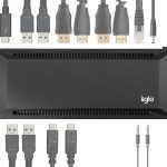 iiglo 14-i-1 Universal Docking Ultimate USB-C Docking Station – 2 x HDMI – 2 x Displayport – Ethernet – 4 x USB-A – 2 x USB-C – Audio In/Uit – 100W opladen – Alle type MacBook en Laptop