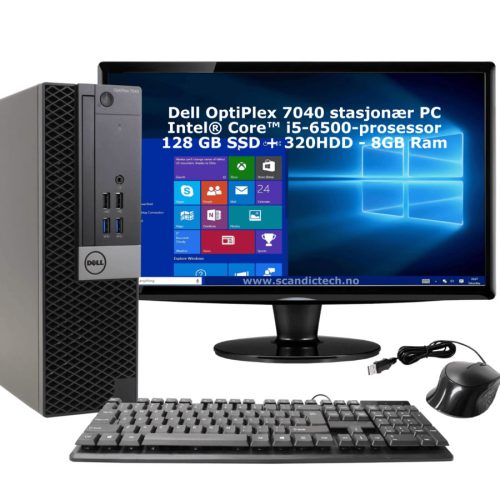 Dell OptiPlex 7040 stasjonær PC - Windows 11 Pro