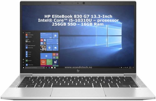 HP EliteBook 830 G7 13.3-Inch FHD Business Laptop - 256GB Ram - 16GB Ram