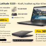 Dell Latitude 5320 – Kraft, kvalitet og klar til bruk