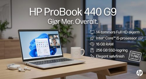 HP ProBook 440 G9 -14 inch Core Intel i5/16GB Ram - 256GB SSD" bærbar PC (sølv)