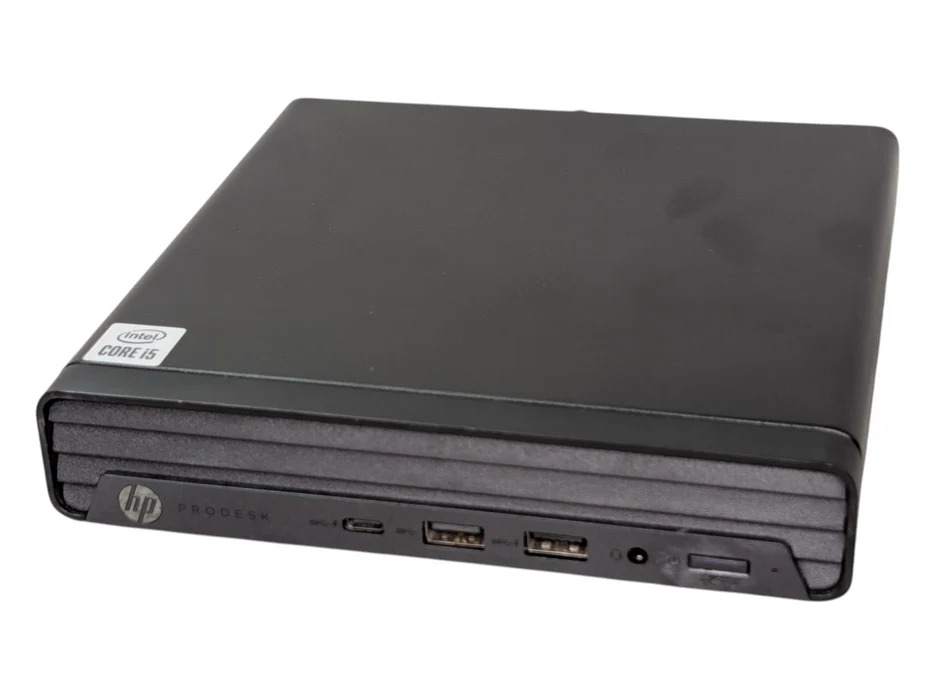 HP ProDesk 400 G6 Stasjonær Mini PC er utstyrt med en rask 10. generasjons - 512GB SSD+1TB HDD - 32GB RAM - Image 2