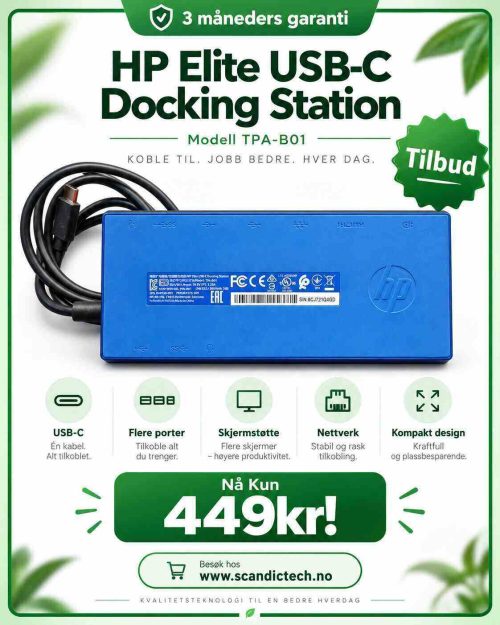HP Elite USB-C Docking Station (Modell TPA-B01)