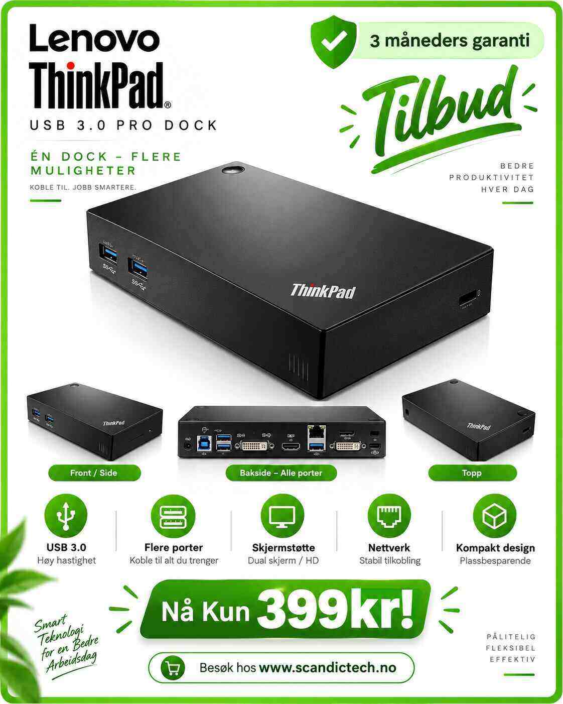 Lenovo ThinkPad USB 3.0 Pro Dock