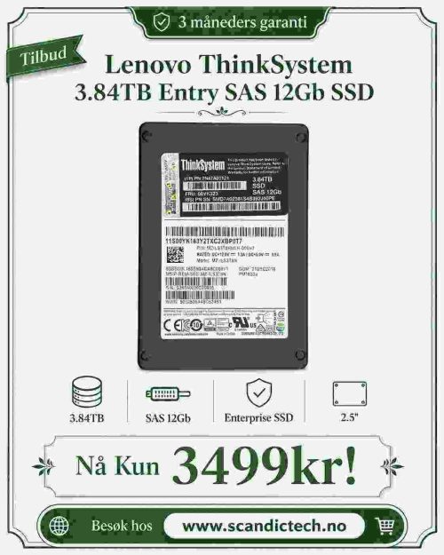Lenovo ThinkSystem 3.84TB Entry SAS 12Gb SSD