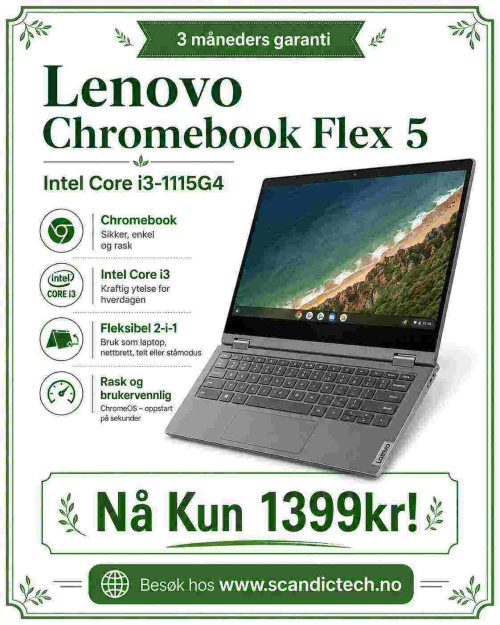Lenovo Chromebook Flex 5 - i3-1115G4