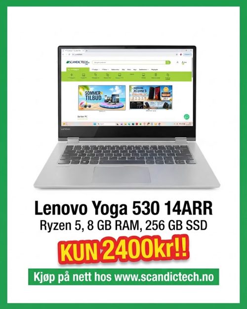 Lenovo Yoga 530 14ARR – Ryzen 5, 8 GB RAM, 256 GB SSD